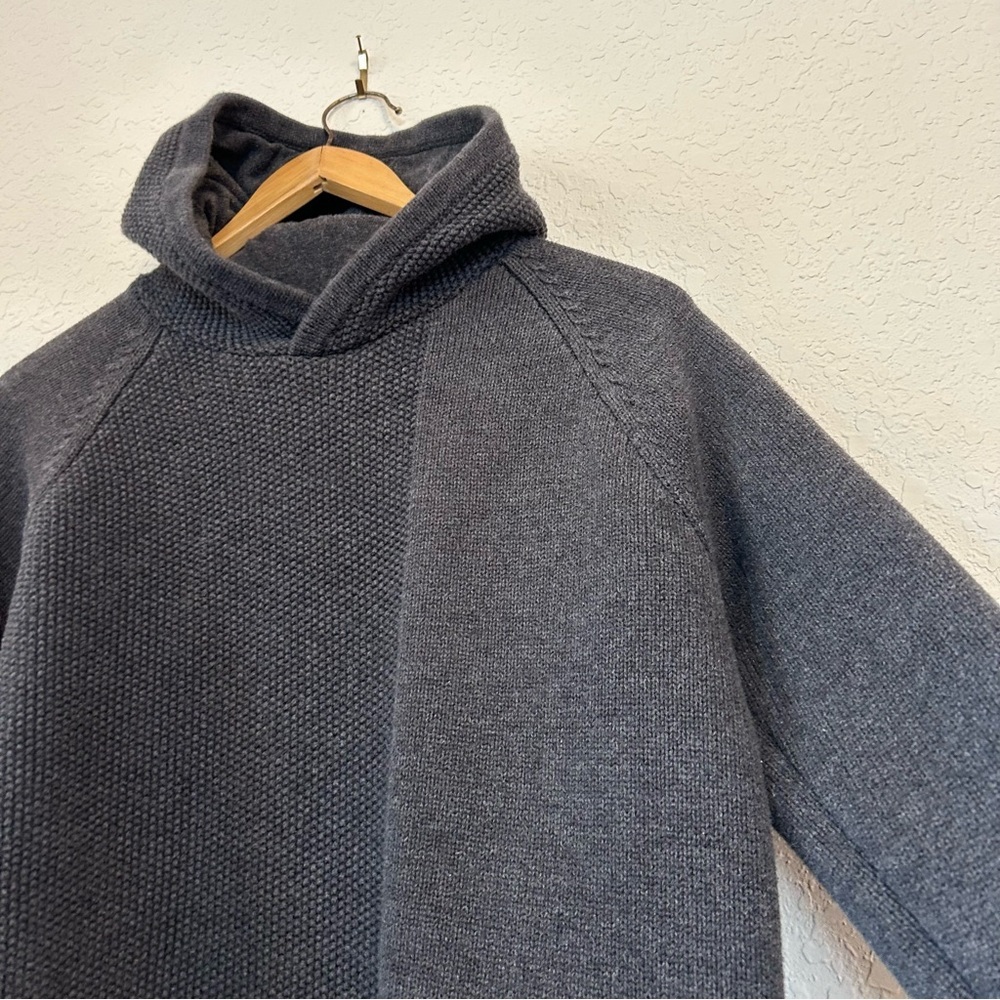 Aether men’s textured hoodie cotton gray size small - Picture 7 of 13